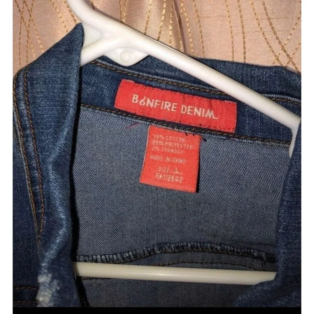 Bonfire‎ Denim Jean jacket Large